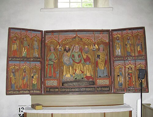 Himmeta kyrka, intérieur