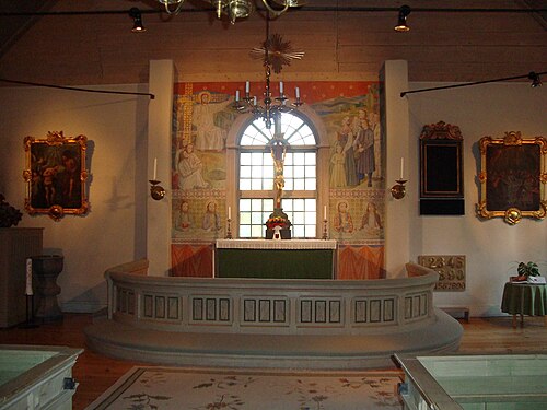 Hosjö kyrka, interno