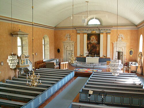 Ljuders kyrka, intérieur