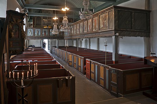 Partille kyrka, interno