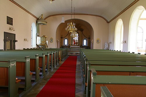 Dimbo-Ottravads kyrka, intérieur