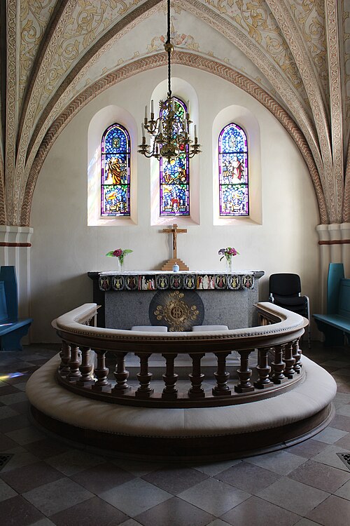Hardeberga kyrka, interno