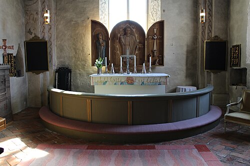 Kalmar kyrka, interno