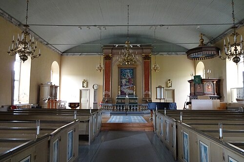 Lycke kyrka, intérieur