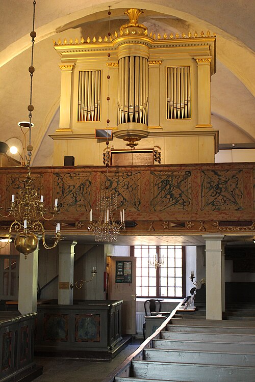 Lillkyrka kyrka, interno