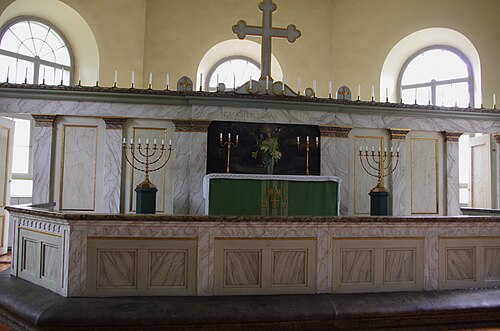 Stenums kyrka, interno