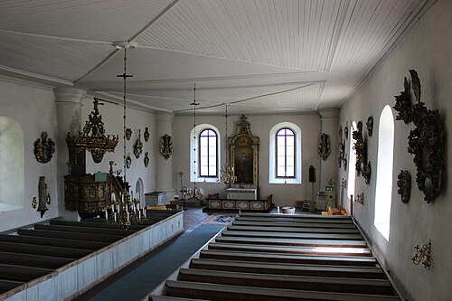 Svinnegarns kyrka, interno