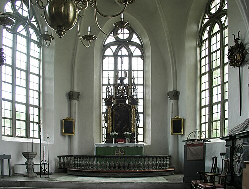 Tyresö kyrka, interno
