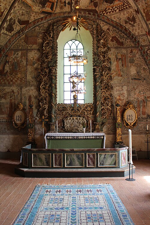 Dannemora kyrka, interno
