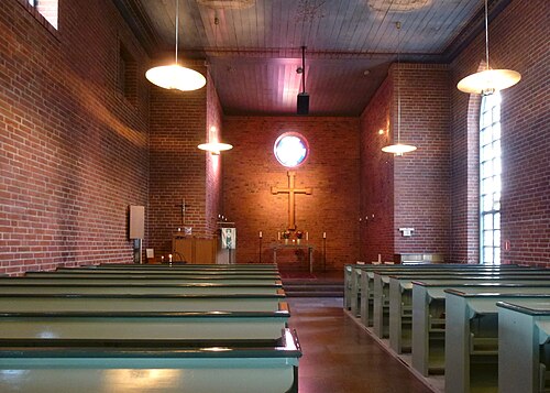 Mälarhöjdens kyrka, interno