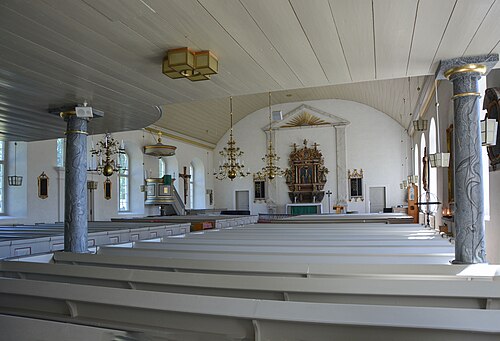 Nottebäcks kyrka, intérieur
