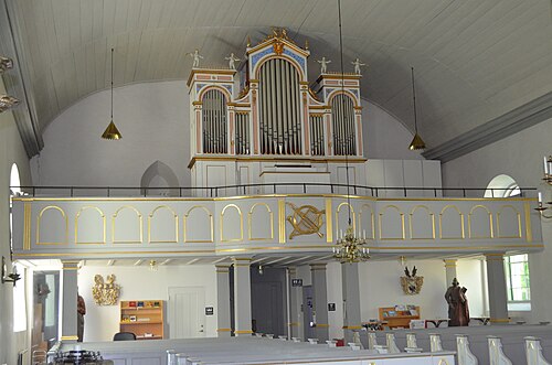 Skeda kyrka, interno