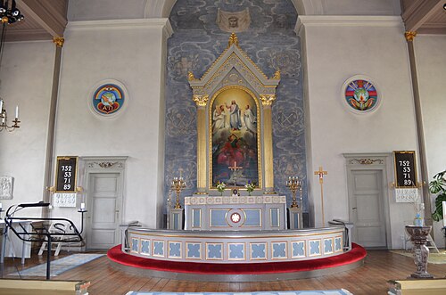 Västra Ryds kyrka, interno