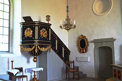 Västra Stenby kyrka, interno