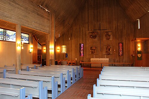 Alla Helgons kyrka, interno