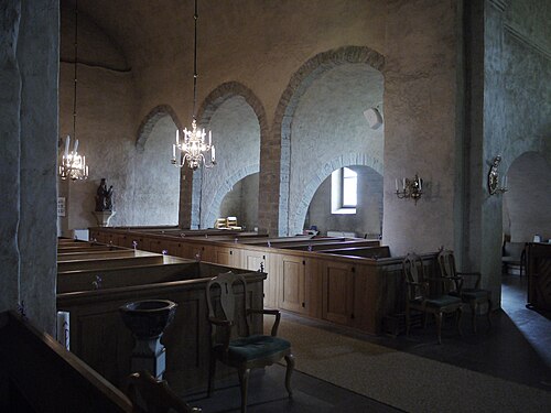 Heda kyrka, intérieur
