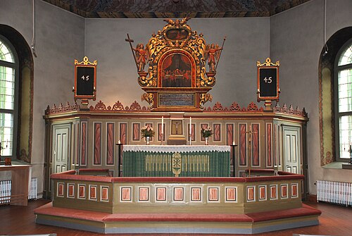 Hemsjö kyrka, intérieur