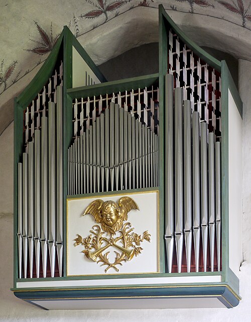 Kaga kyrka, interno
