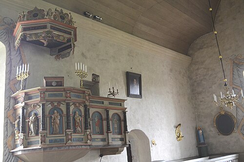 Kättilstads kyrka, interno