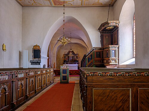 Västerhejde kyrka, intérieur