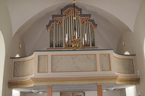 Åsle kyrka, interno