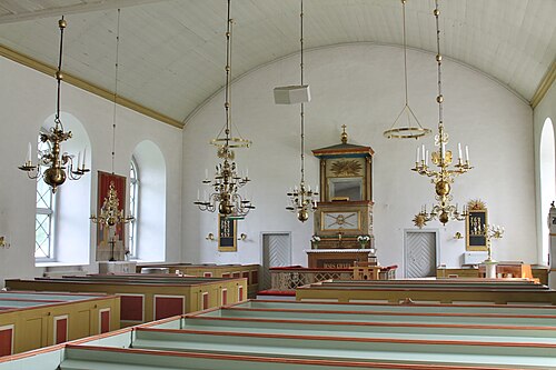Hulterstads kyrka, interno