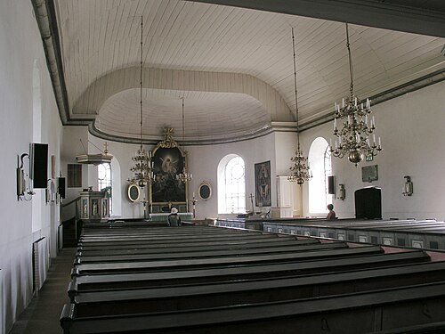 Lerbäcks kyrka, interno