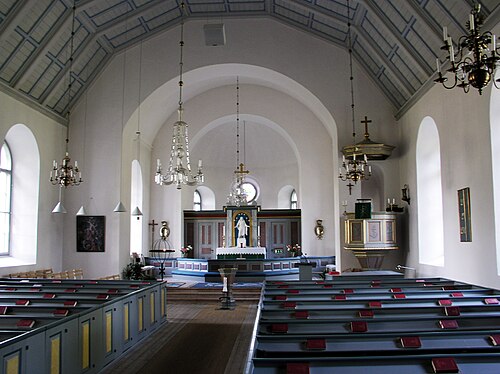Sturkö kyrka, interno