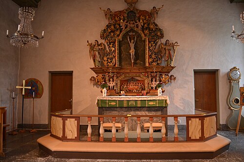 Västerlanda kyrka, interno