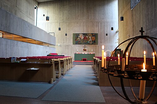 Bergshamra kyrka, interno