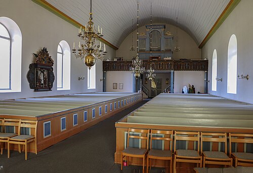 Dädesjö nya kyrka, interno