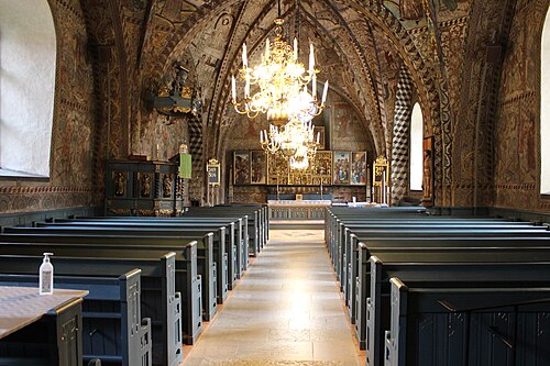 Häverö kyrka, intérieur