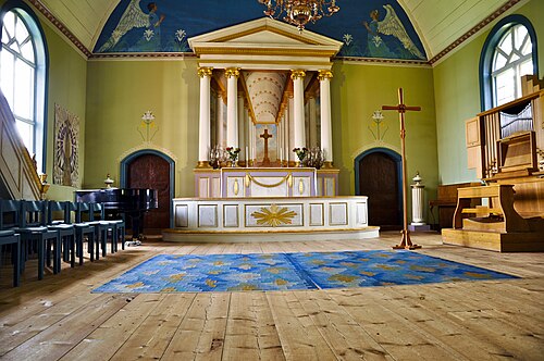 Sundborns kyrka, interno
