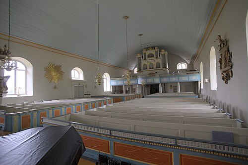 Långaryds kyrka, interno