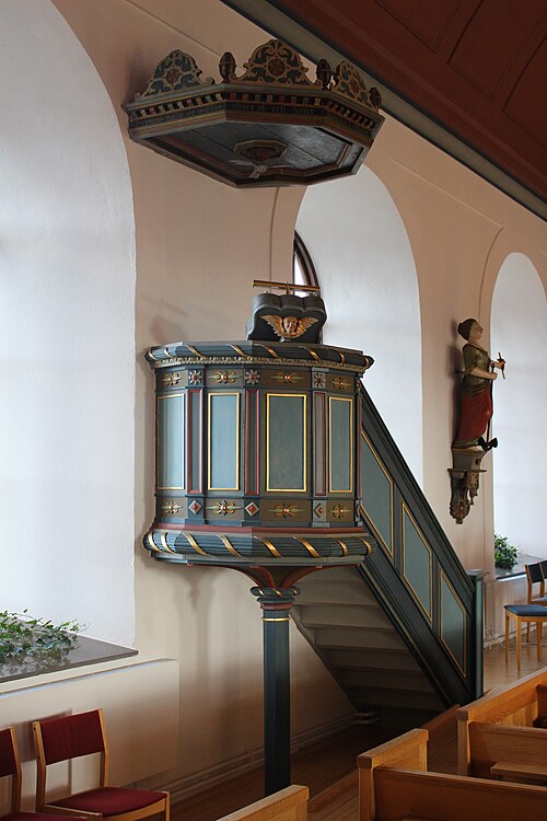 Ränneslövs kyrka, interno