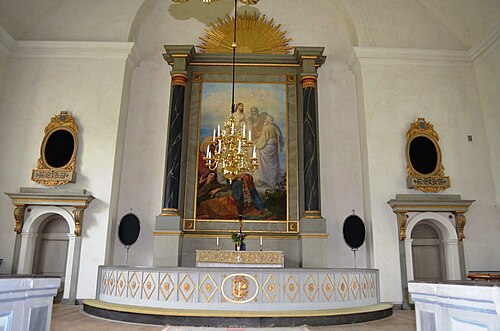 Vallerstads kyrka, intérieur