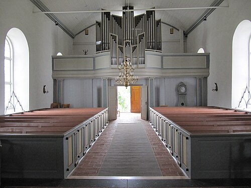 Västra Karups kyrka, interno