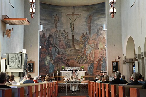 Västerledskyrkan, intérieur