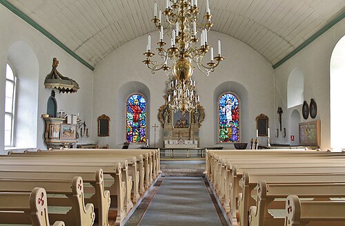 Räpplinge kyrka, interno