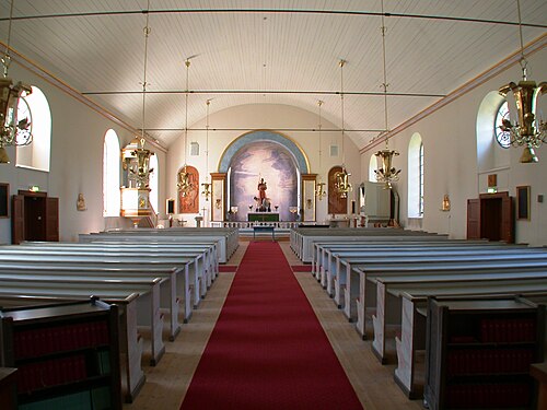 Silbodals kyrka, interno