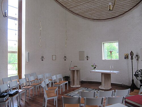 Storvreta kyrka, interno