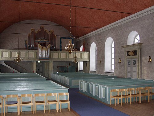 Transtrands kyrka, interno