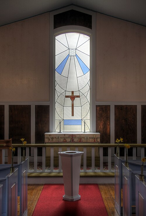 Skånes Värsjö småkyrka, interno