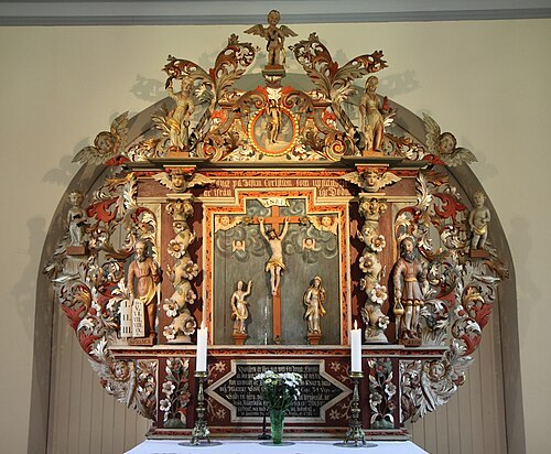 Asklanda kyrka, interno