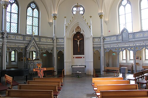 Ersta kyrka, interno