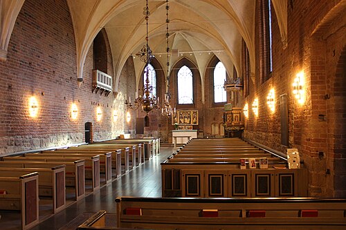 Sankt Peters klosters kyrka, interno