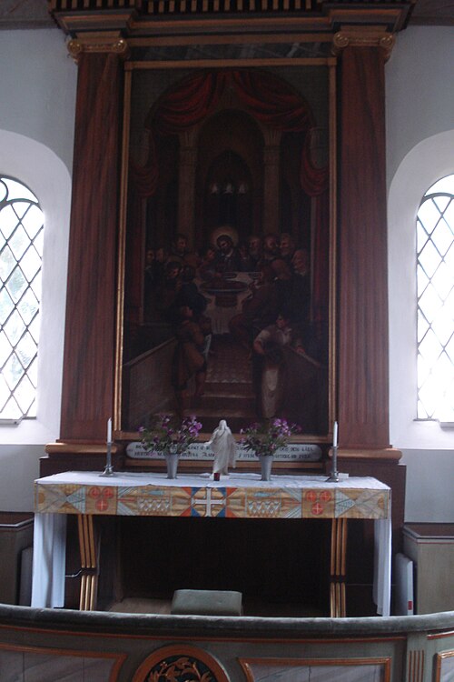 Sya kyrka, interno