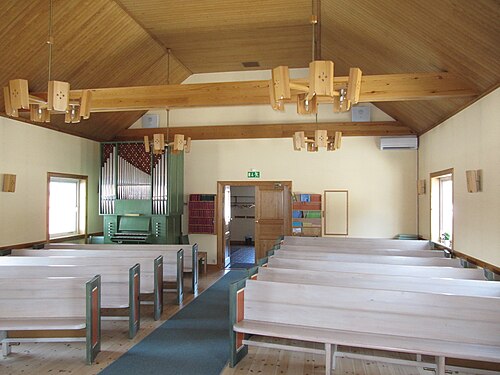 Sätraängskyrkan, interno