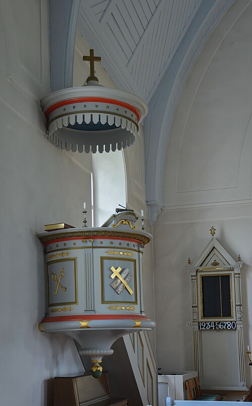Furuby kyrka, interno