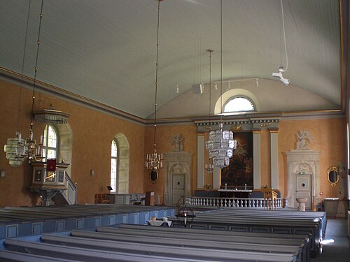 Ljuders kyrka, intérieur